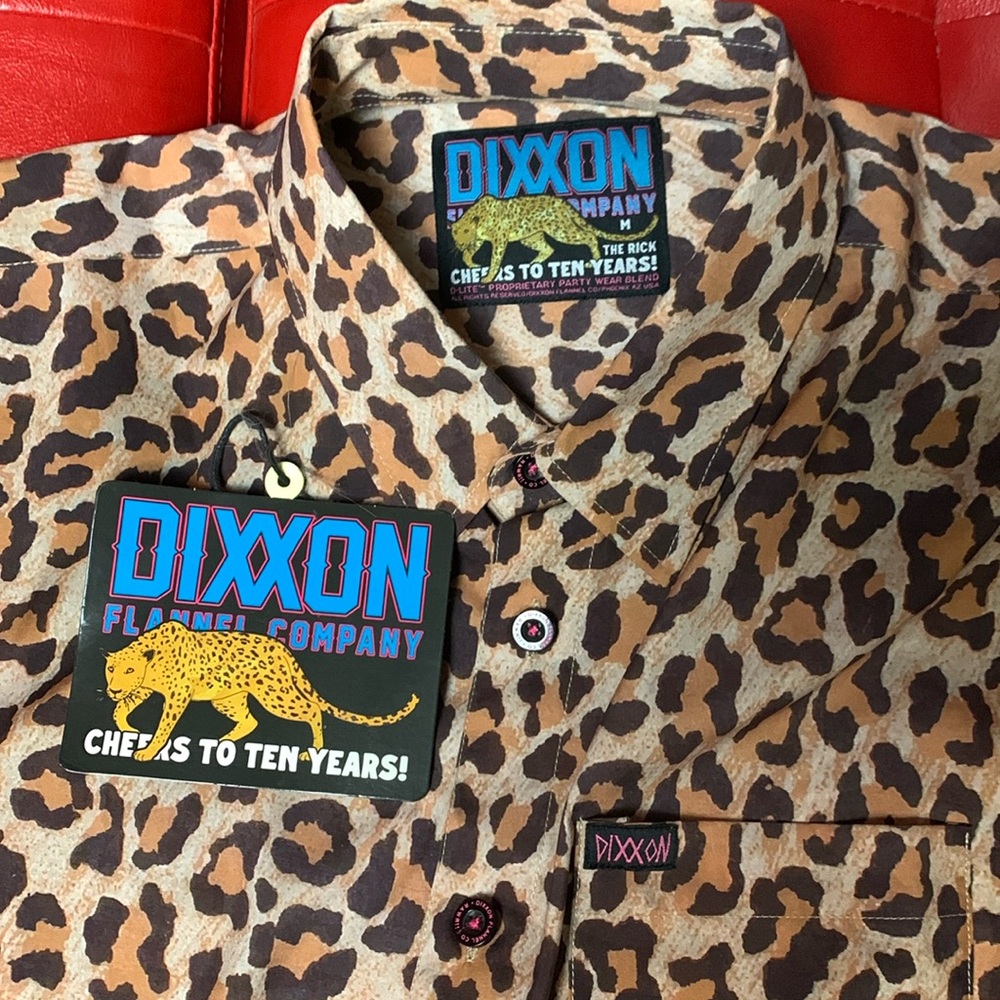 DIXXON 10 YEAR ANNIVERSARY CHEETAH PRINT SIZE M